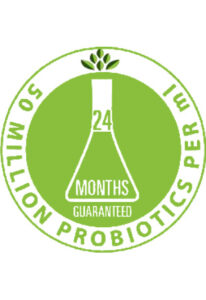 保證每毫升至少5000萬隻益生菌